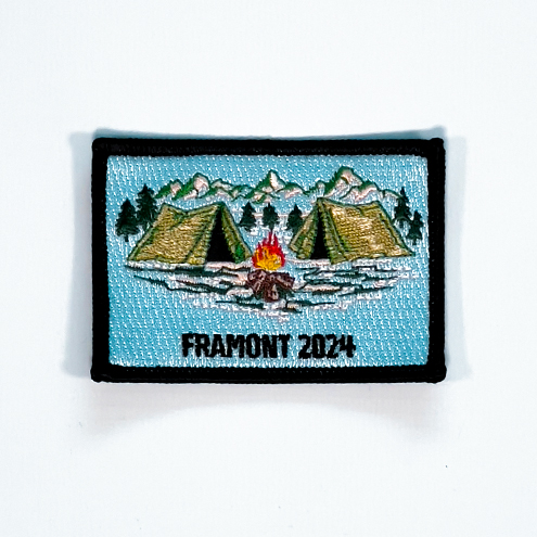 Écusson brodé du camp d'été des scouts et guides de Framont