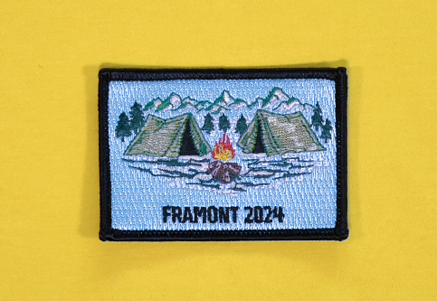 Écussons brodés pour les scouts de Framont