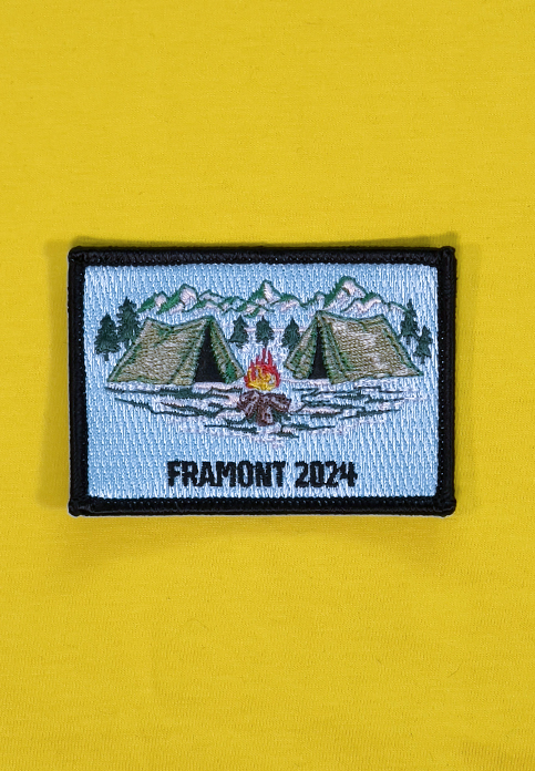 Écussons brodés pour les scouts de Framont