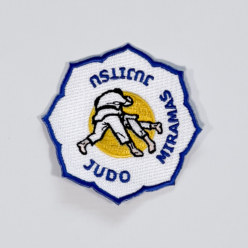 Écusson brodés club de judo et jujitsu Miramas