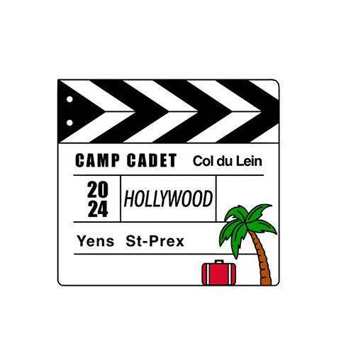 Logo camp cadets thème Hollywood