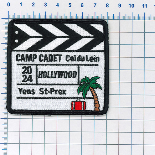 Bon à tirer écusson camp cadets thème Hollywood