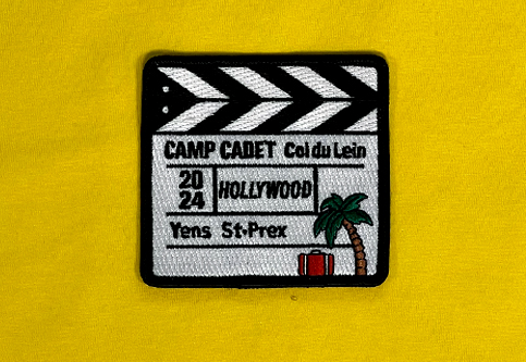 Écussons 100% brodés pour un camp cadets Hollywood