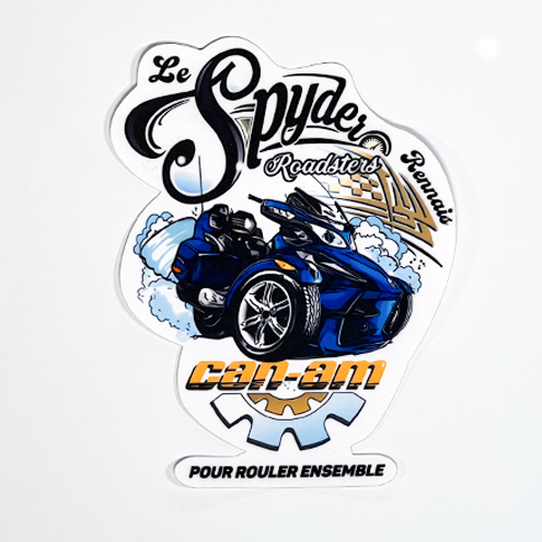 Écusson pour les membres du club de motards Spyder Raodsters