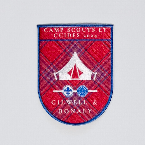 Écusson brodés sublimés pour les guides et scouts Gilwell & Bonaly