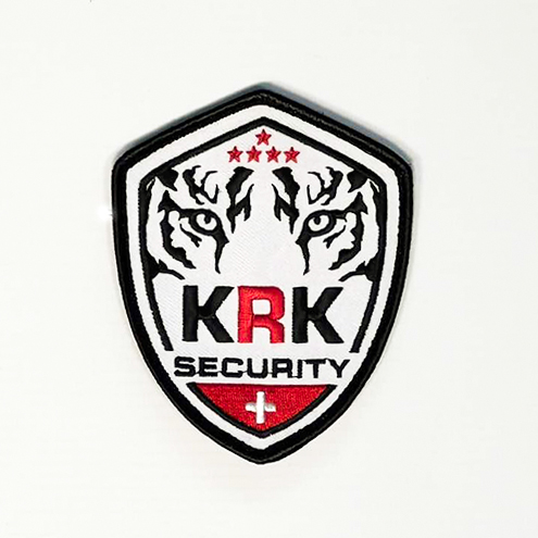 Écusson blason brodés KRK Security