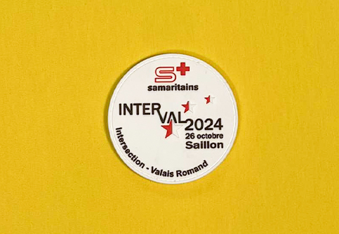 Écussons rond en PVC 3D Samaritains Interval 2024